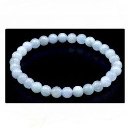 Pulsera 6mm Aguamarina